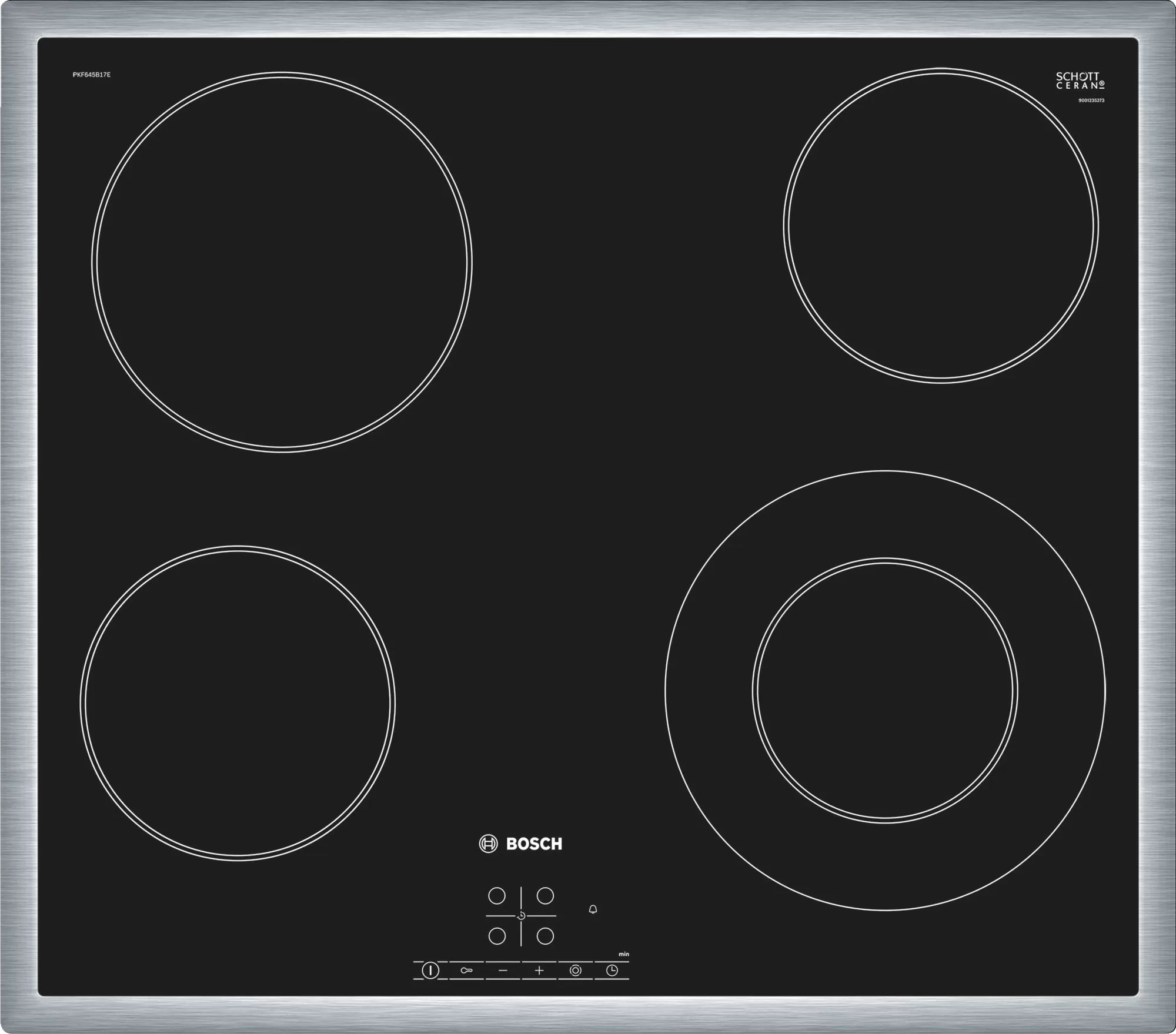 фото Электрическая варочная панель bosch pkf645b17e