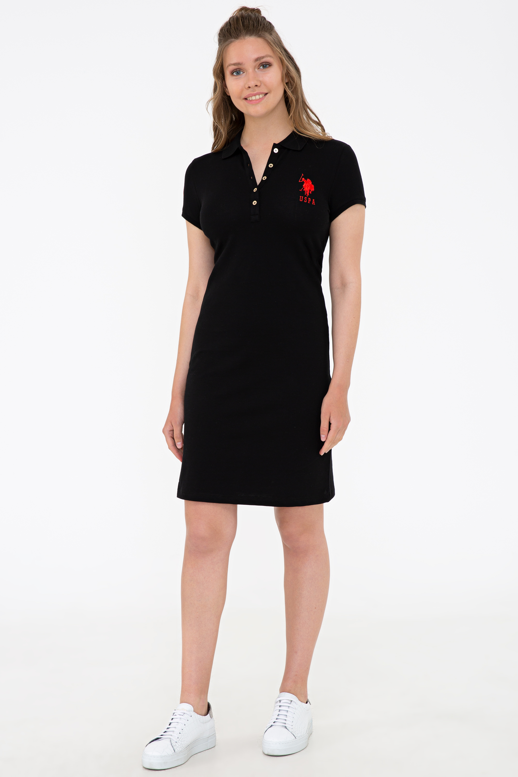 Платье женское U.S. POLO Assn. G082SZ0750MTS0221-075 черное S