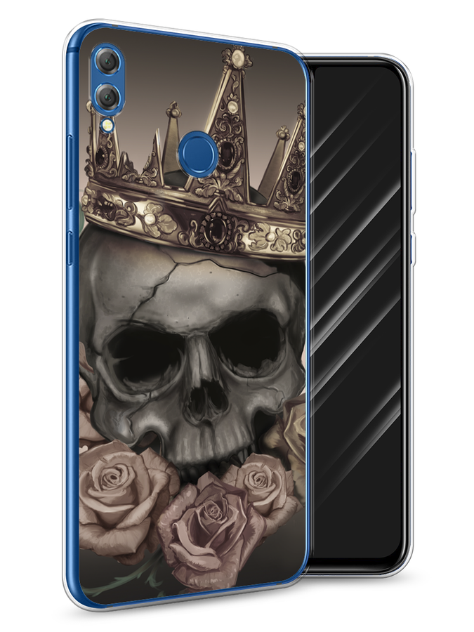 

Чехол Awog на Honor 8X "Череп 22", Серый;черный;бежевый, 66750-9