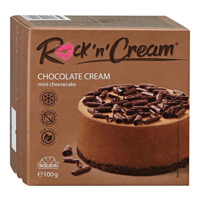 

Пирожное Rock'n'Cream Чизкейк Шоколадный со стружкой из темного шоколада 70 г