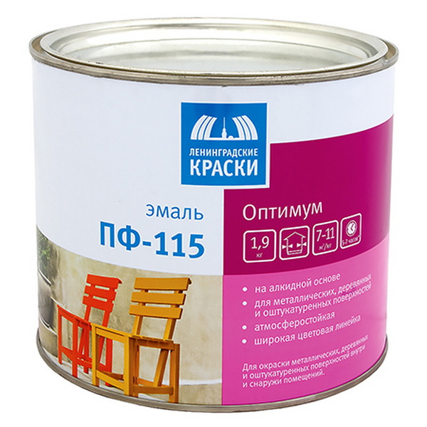 

ЛЕНИНГРАДСКИЕ КРАСКИ эмаль ПФ-115 темно-синяя (1,9кг) КЛАСС ОПТИМУМ *** ГОСТ, Синий