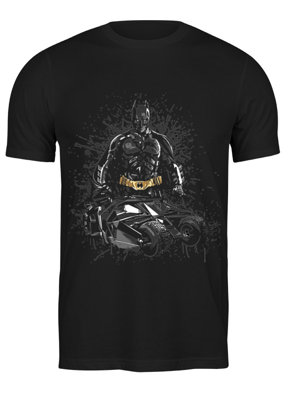 

Футболка мужская Printio Бэтмен (batman) черная S, Черный, Бэтмен (batman)