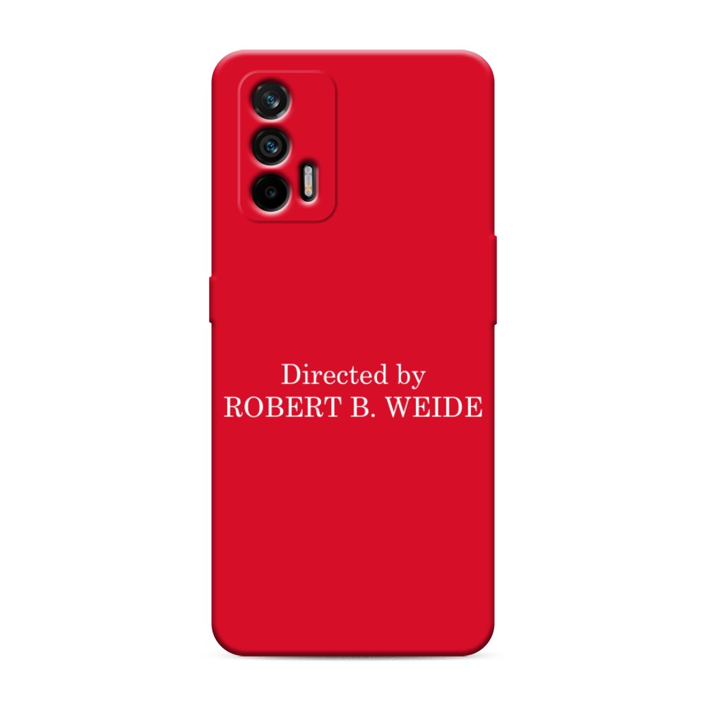 фото Матовый силиконовый чехол "robert b weide" на realme q3 pro awog