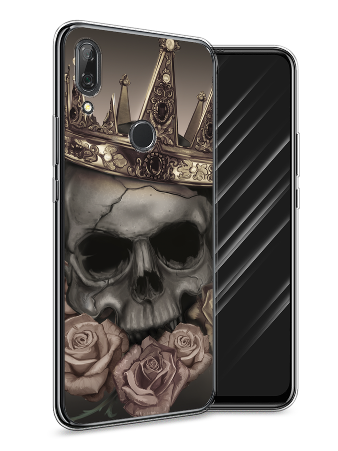 

Чехол Awog на Huawei P Smart Z "Череп 22", Серый;черный;бежевый, 69450-9