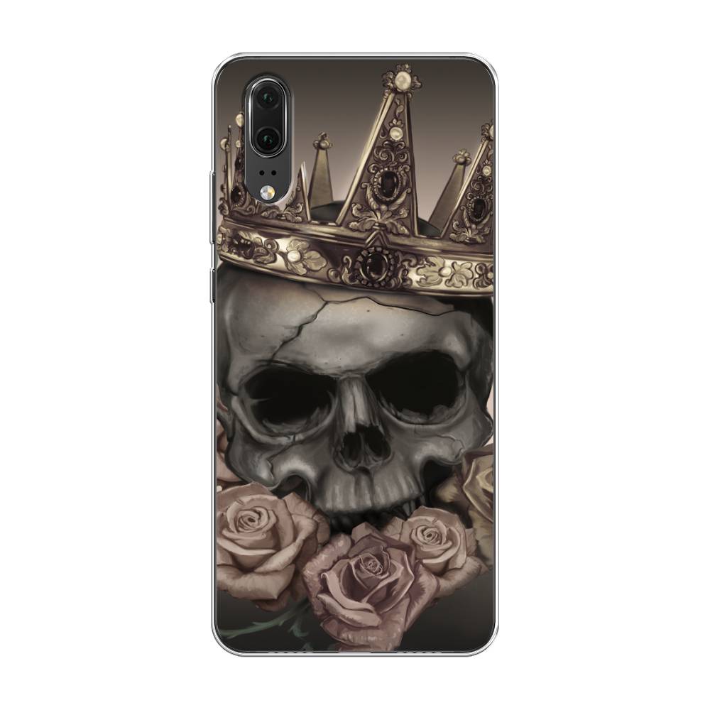

Чехол Awog на Huawei P20 "Череп 22", Серый;черный;бежевый, 64350-9