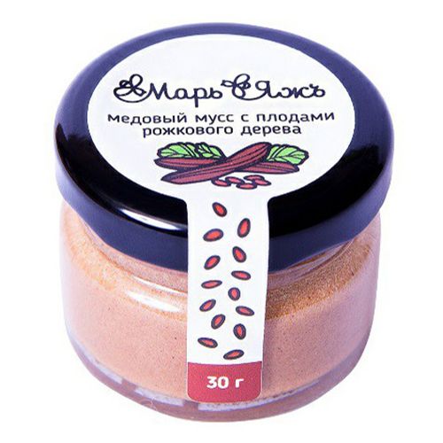 

Мед-суфле Марь&Яжъ с плодами рожкового дерева 30 г