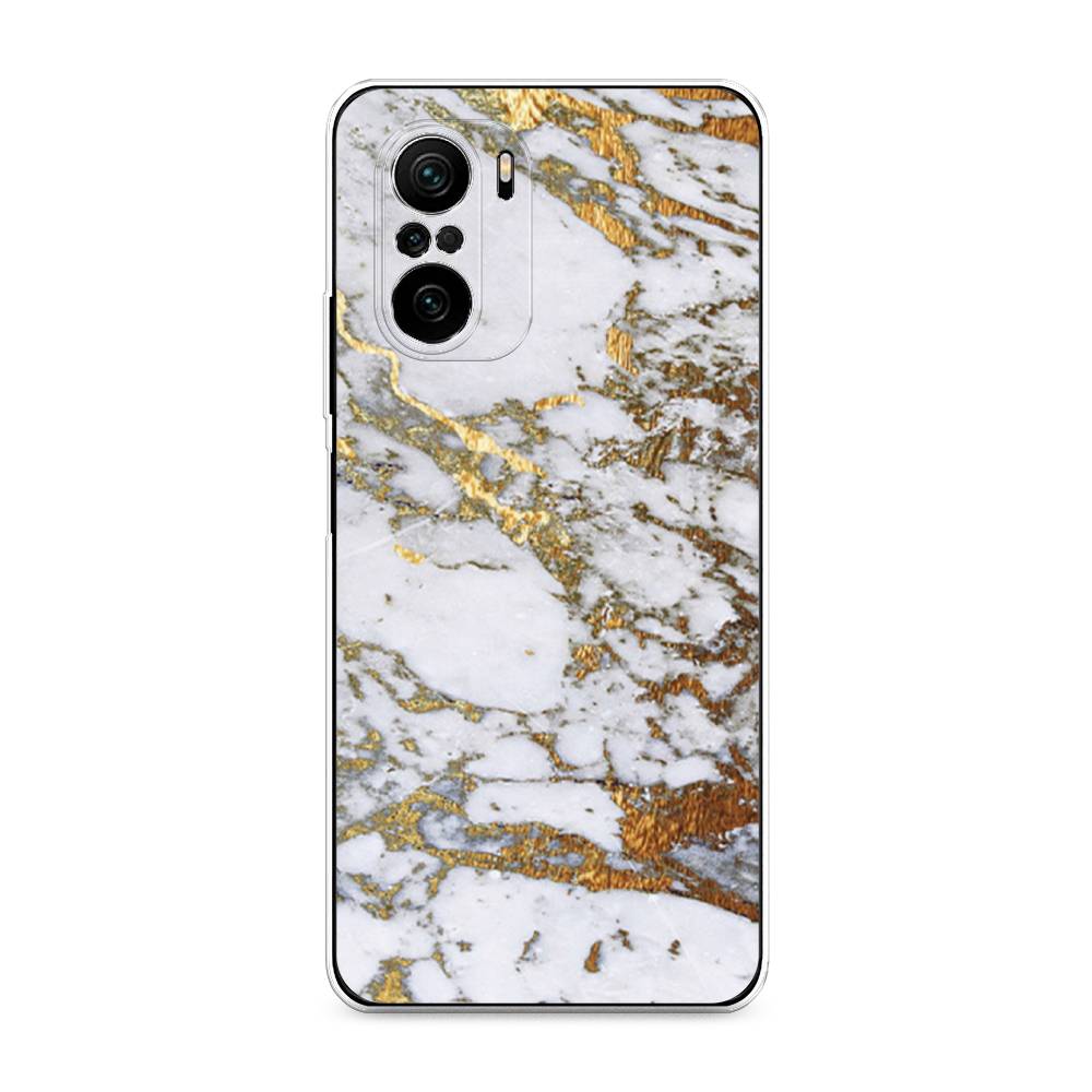 

Чехол Awog на Poco F3/Redmi K40/Mi 11i "Белый мрамор", 312650-3