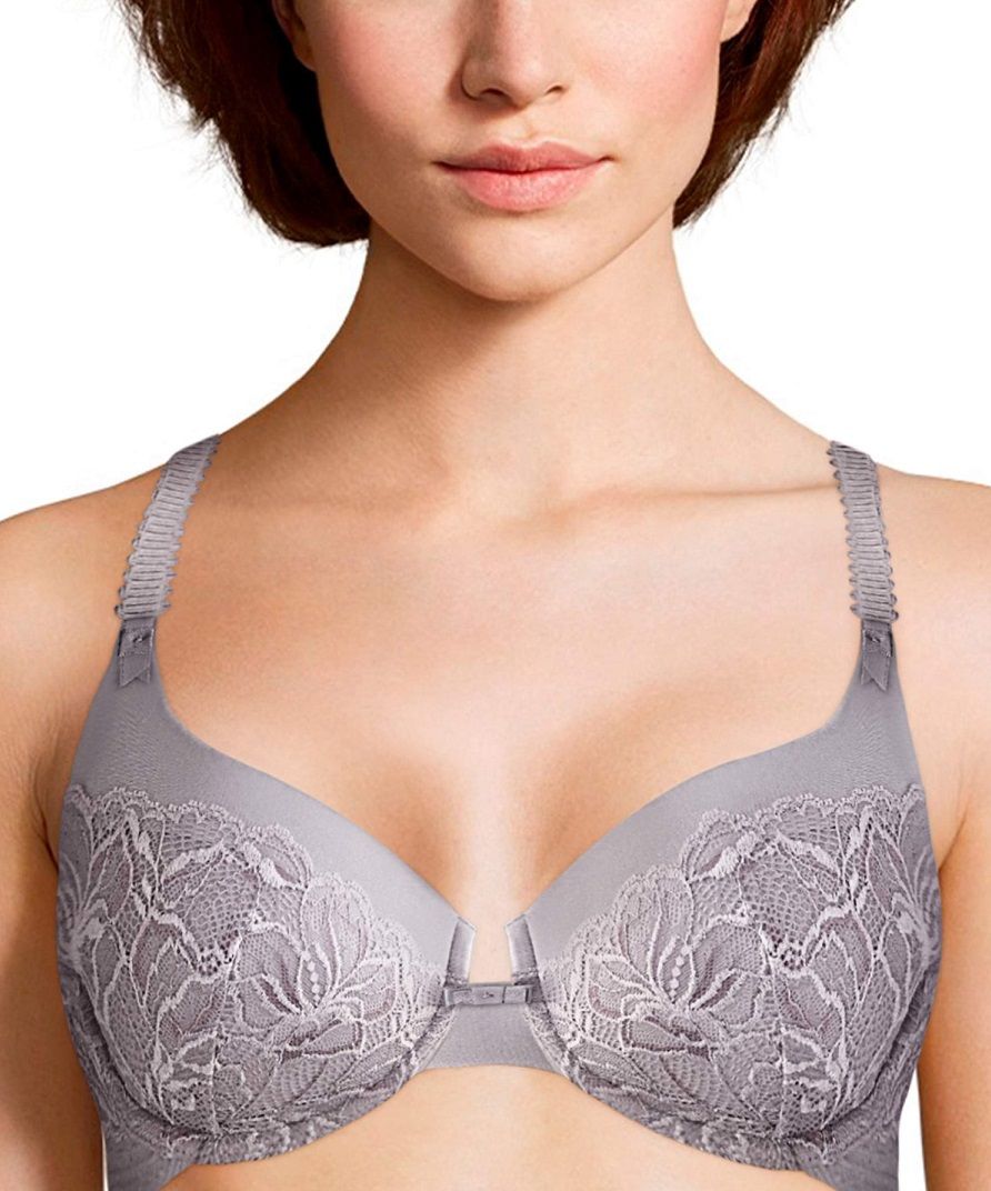 

Бюстгальтер-балконет с формованными чашками Lace Desire Foam Underwire Bra 95E серый