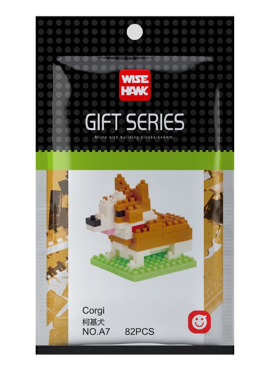 фото Конструктор wisehawk corgi gift series, 82 детали, no. a7, 110524