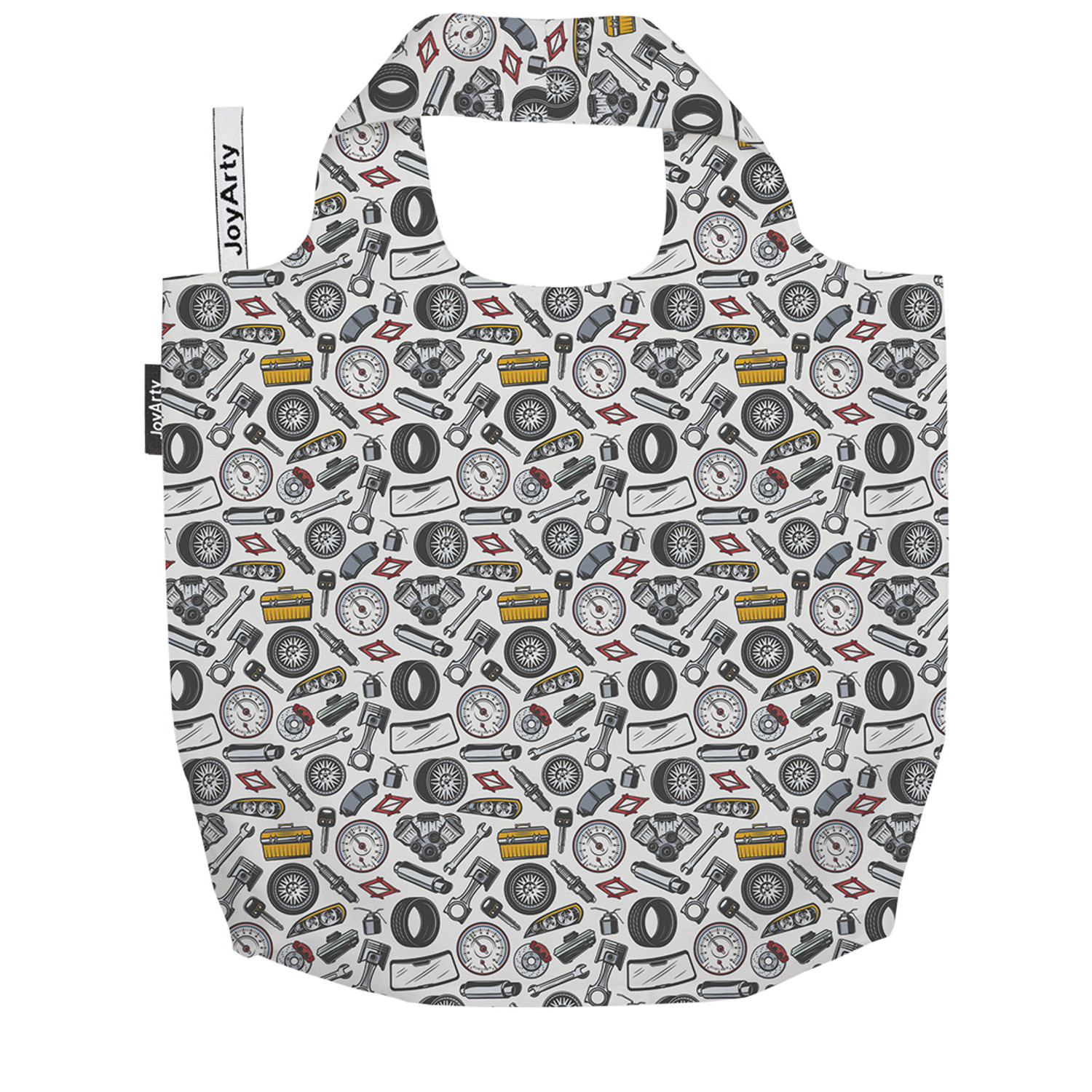 

Сумка авоська женская JoyArty Запчасти белая, Белый, Запчасти