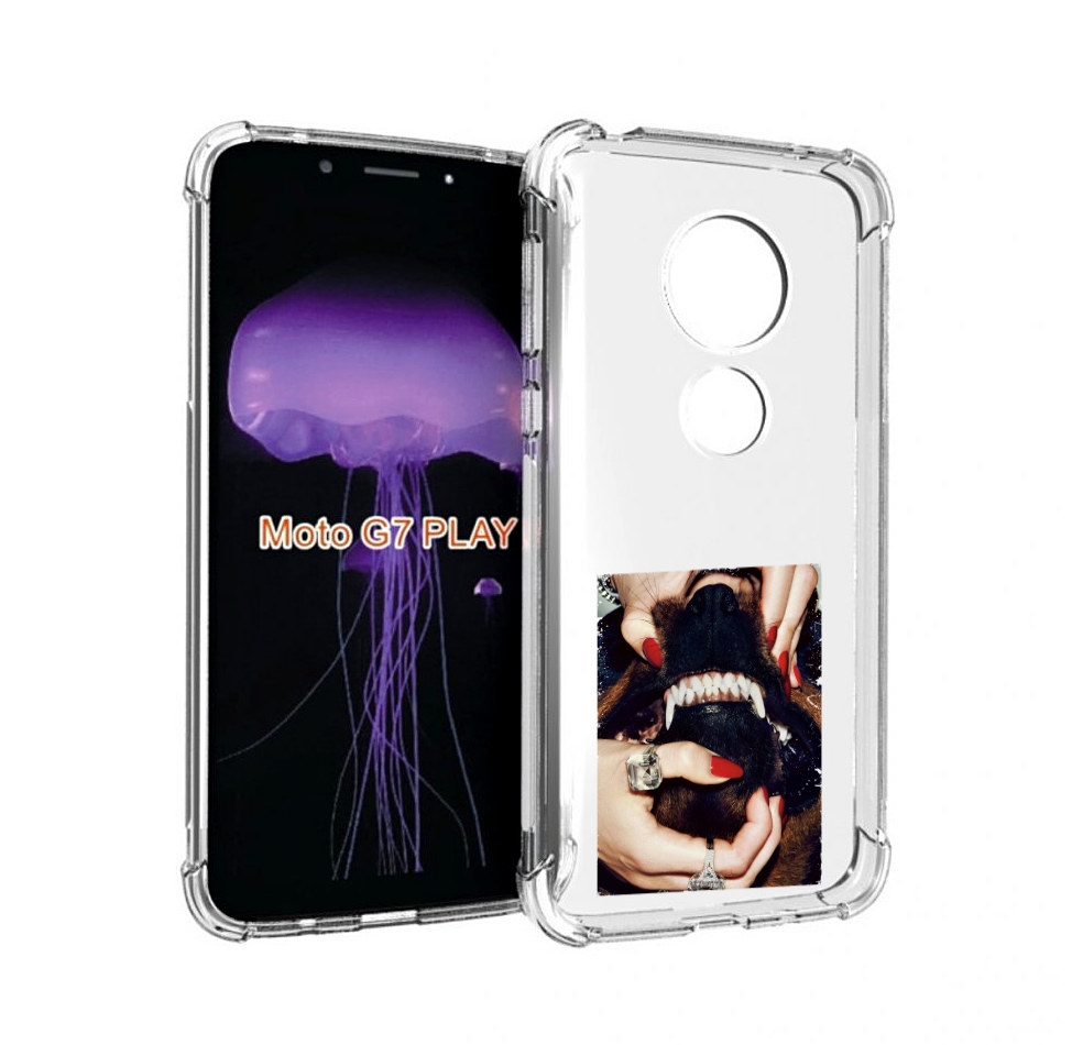 

Чехол MyPads маникюр для Motorola Moto G7 Play, Прозрачный, Tocco