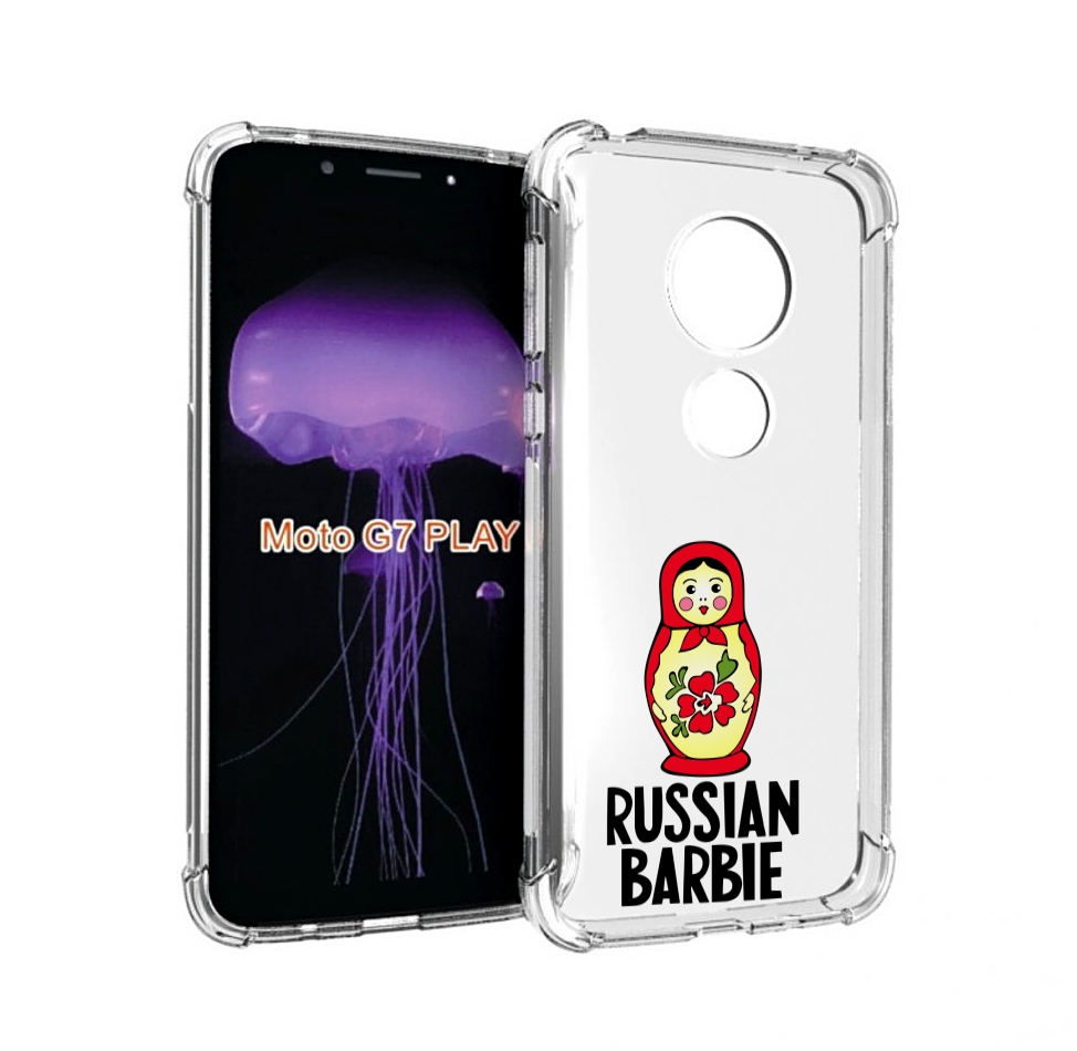 

Чехол MyPads матрешка для Motorola Moto G7 Play, Прозрачный, Tocco