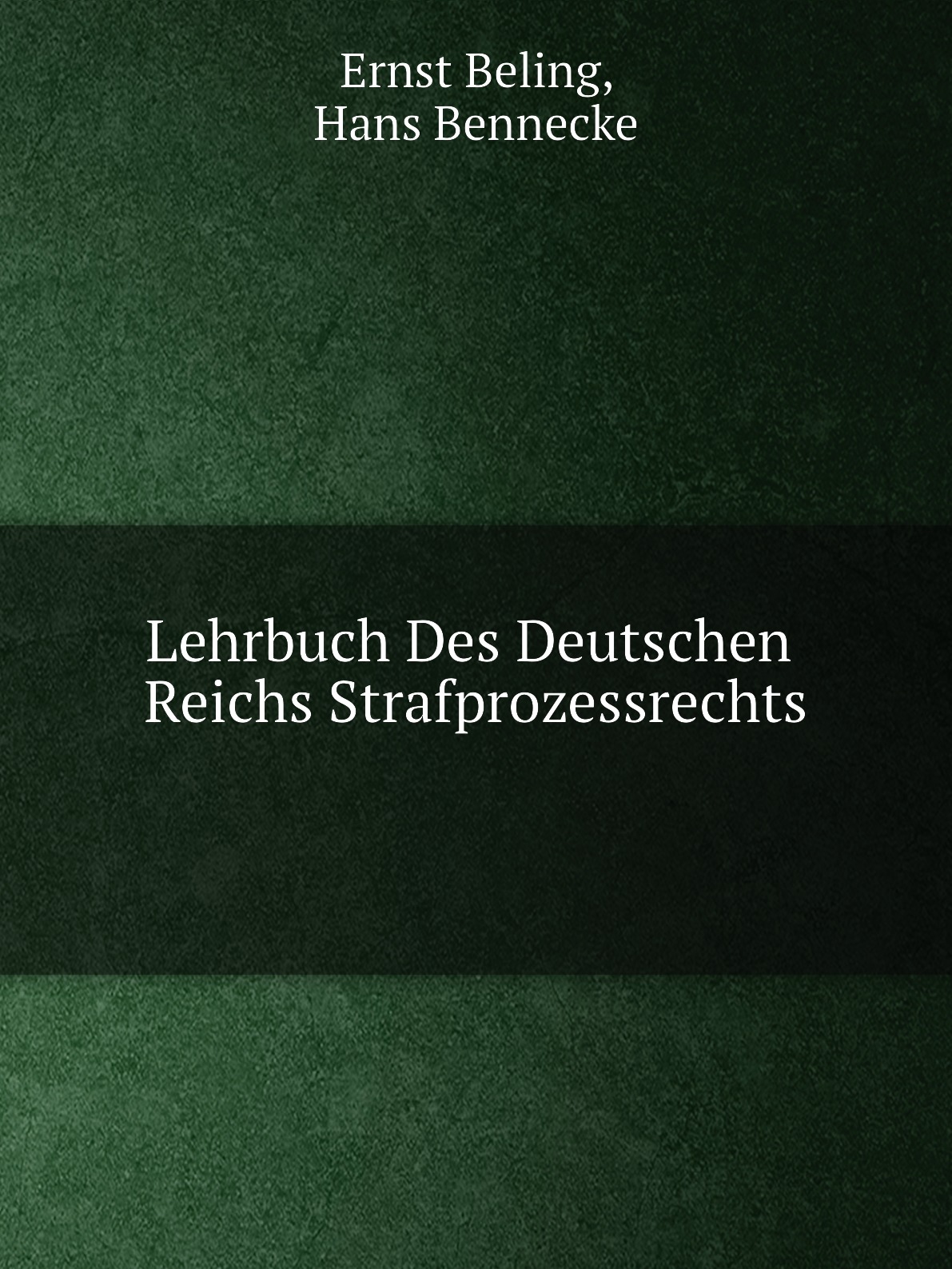 

Lehrbuch Des Deutschen Reichs-Strafprozessrechts