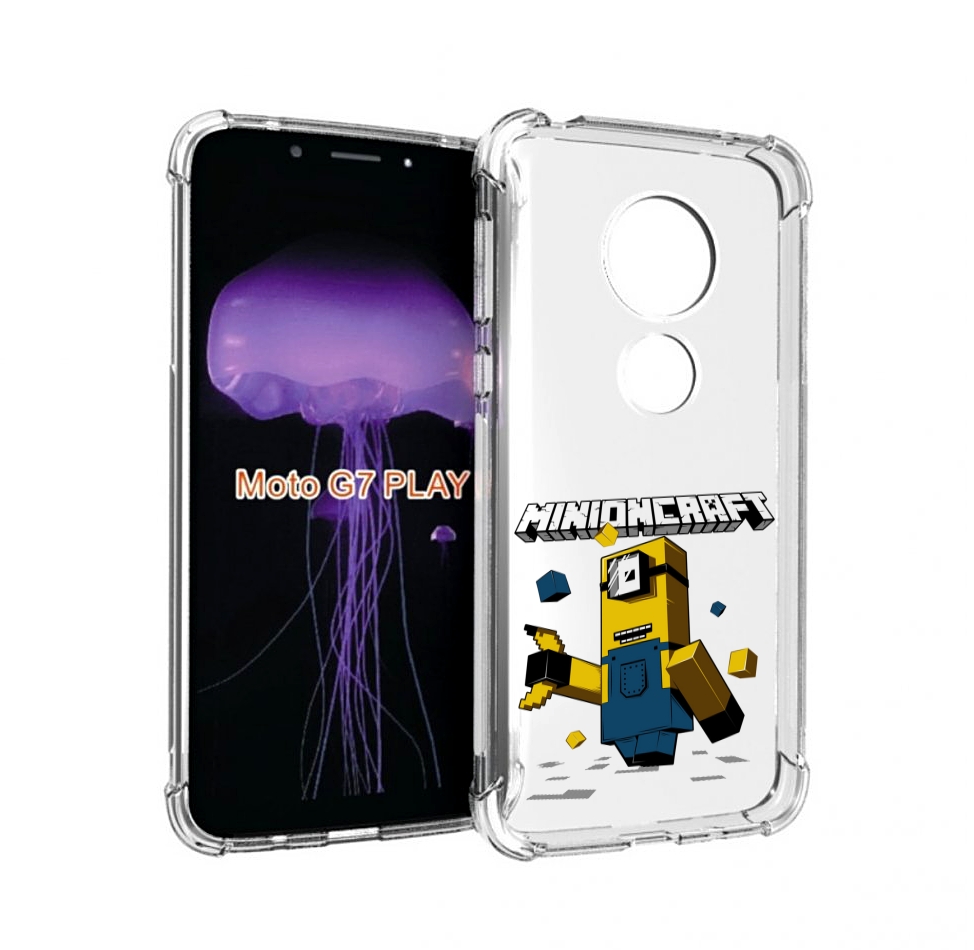 

Чехол MyPads миньон для Motorola Moto G7 Play, Прозрачный, Tocco