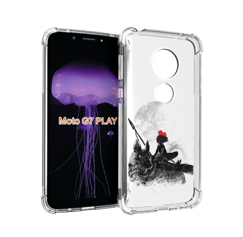 

Чехол MyPads мононоке для Motorola Moto G7 Play, Прозрачный, Tocco