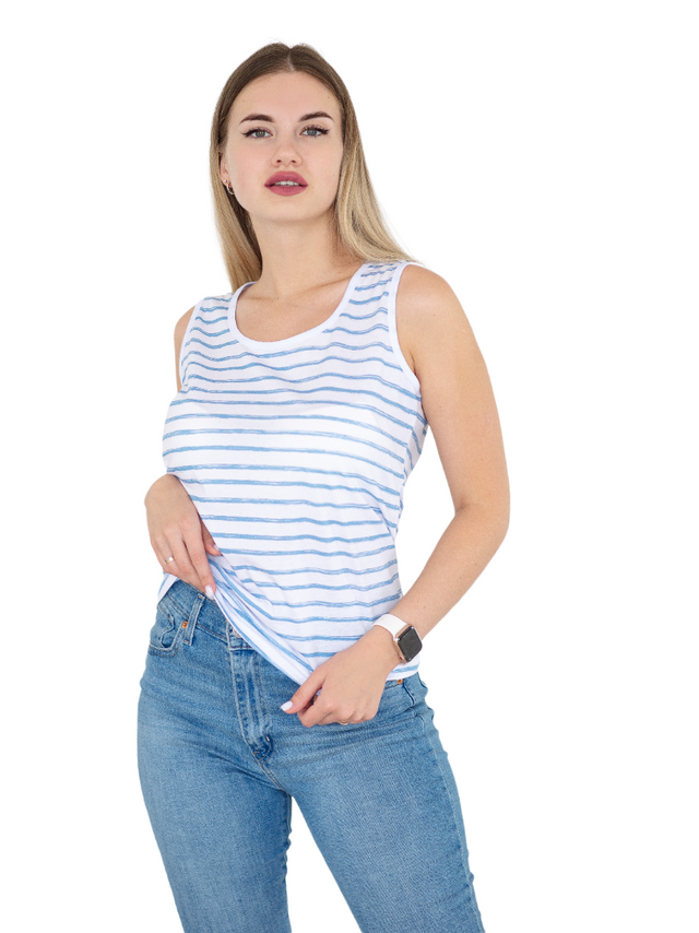 

Майка женская LIDEKO В489-17 белая 100, В489-17