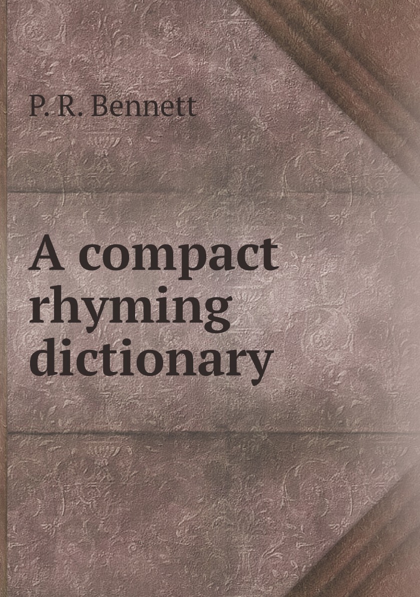 

A compact rhyming dictionary