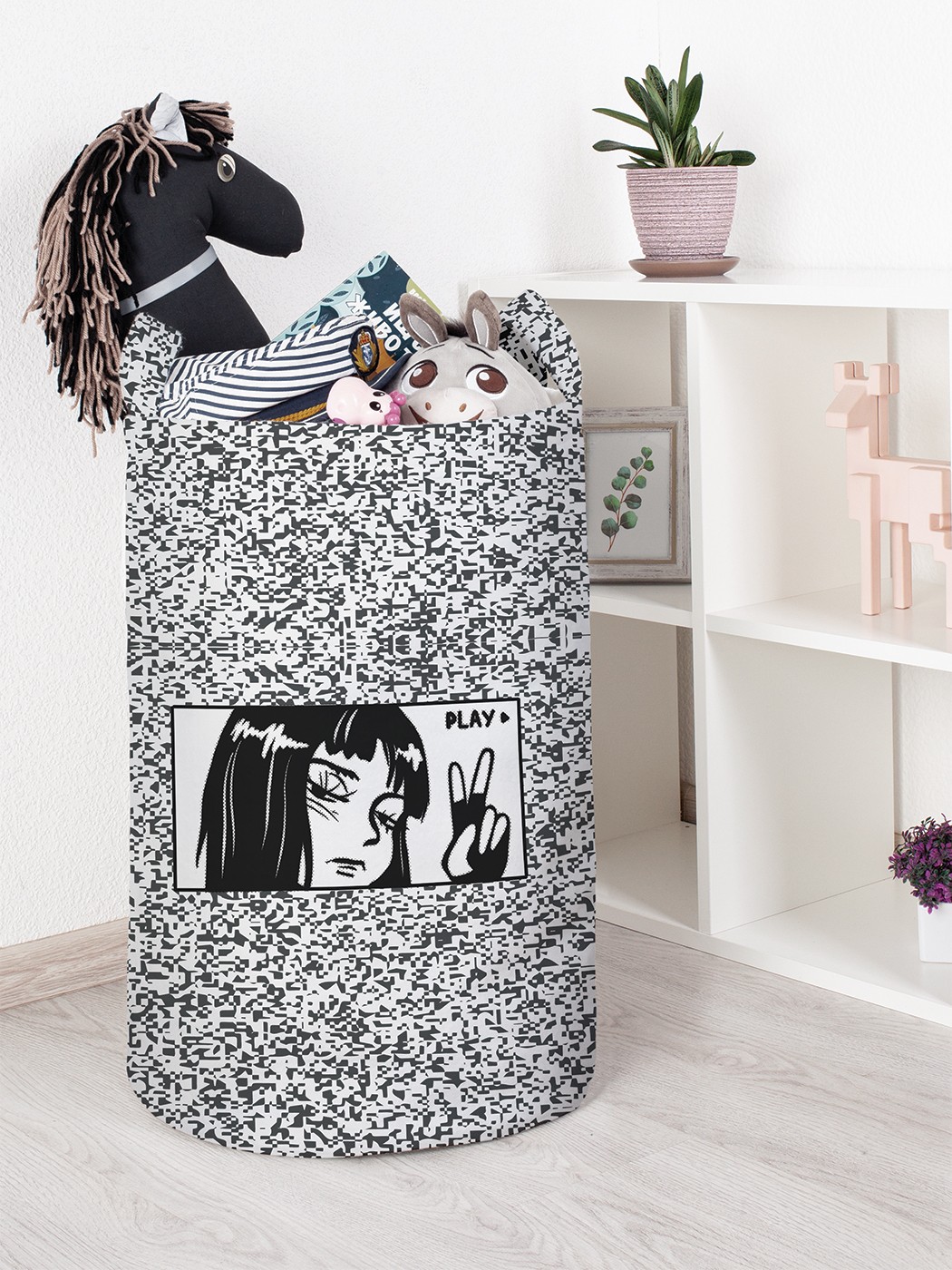 

Корзина для игрушек JoyArty 40x60 см toba_385257_L, Белый
