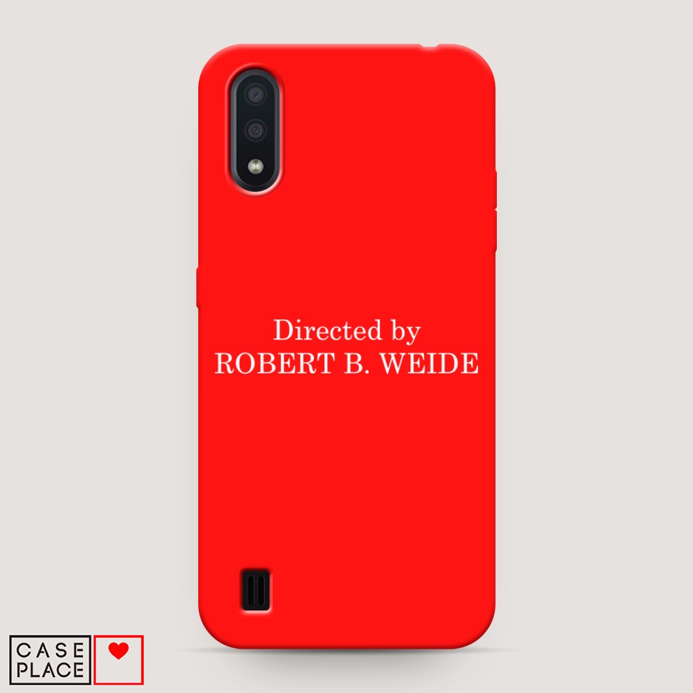 фото Матовый силиконовый чехол "robert b weide" на samsung galaxy a01 awog