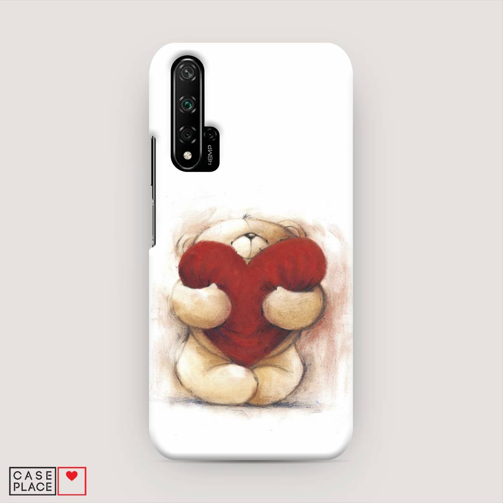 

Чехол Awog "Мишка с сердцем 1" для Huawei Nova 5T, 610520-5