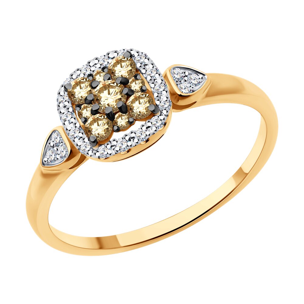 

Кольцо из золота р.  SOKOLOV Diamonds 1012633, бриллиант, 1012633
