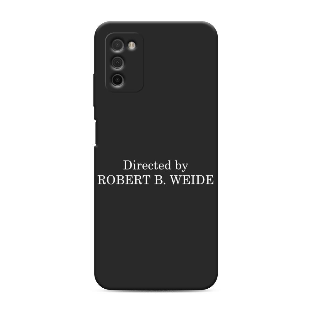 фото Матовый силиконовый чехол "robert b weide" на samsung galaxy a03s awog