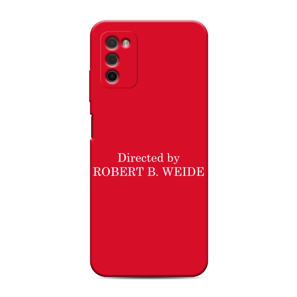 фото Матовый силиконовый чехол "robert b weide" на samsung galaxy a03s awog