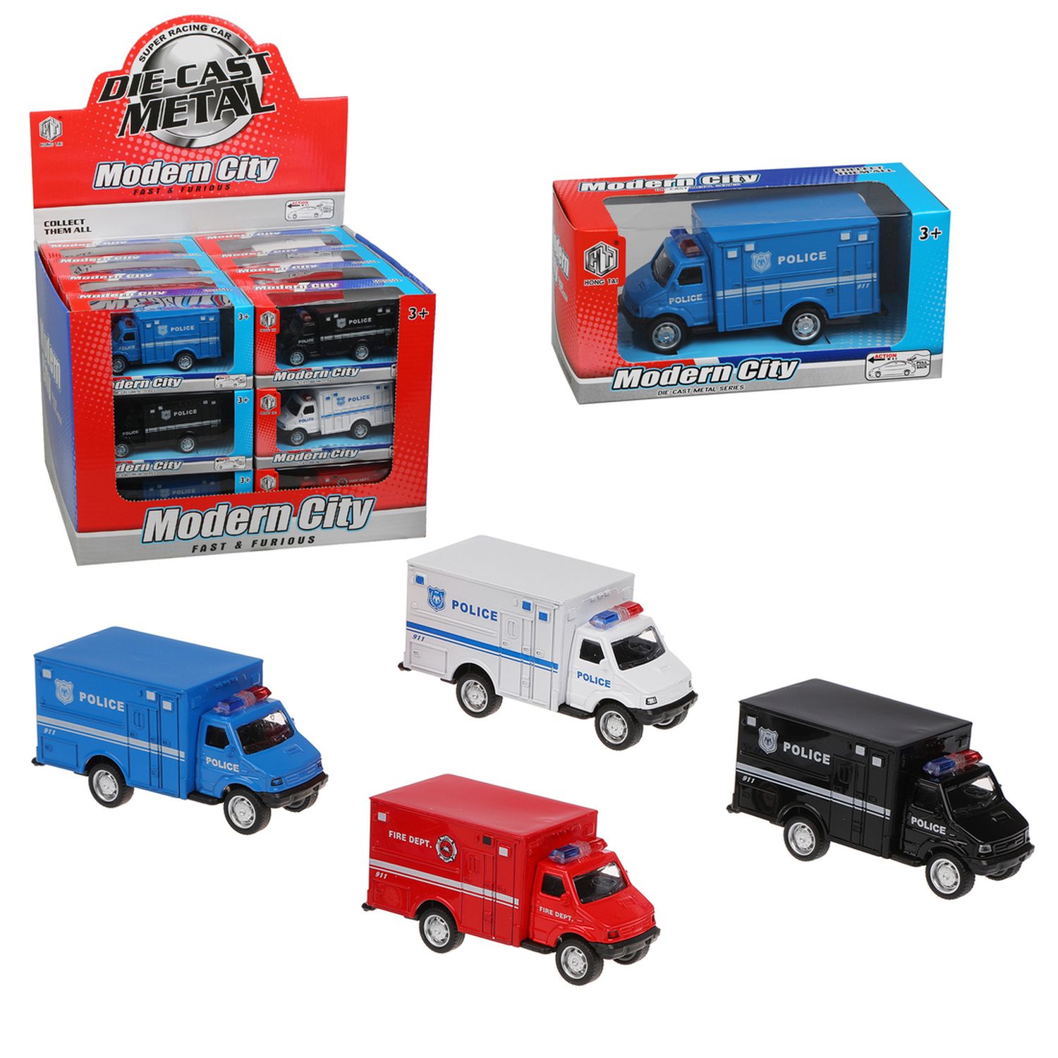 

Машина инерционная Наша Игрушка Фургон, в ассорт.