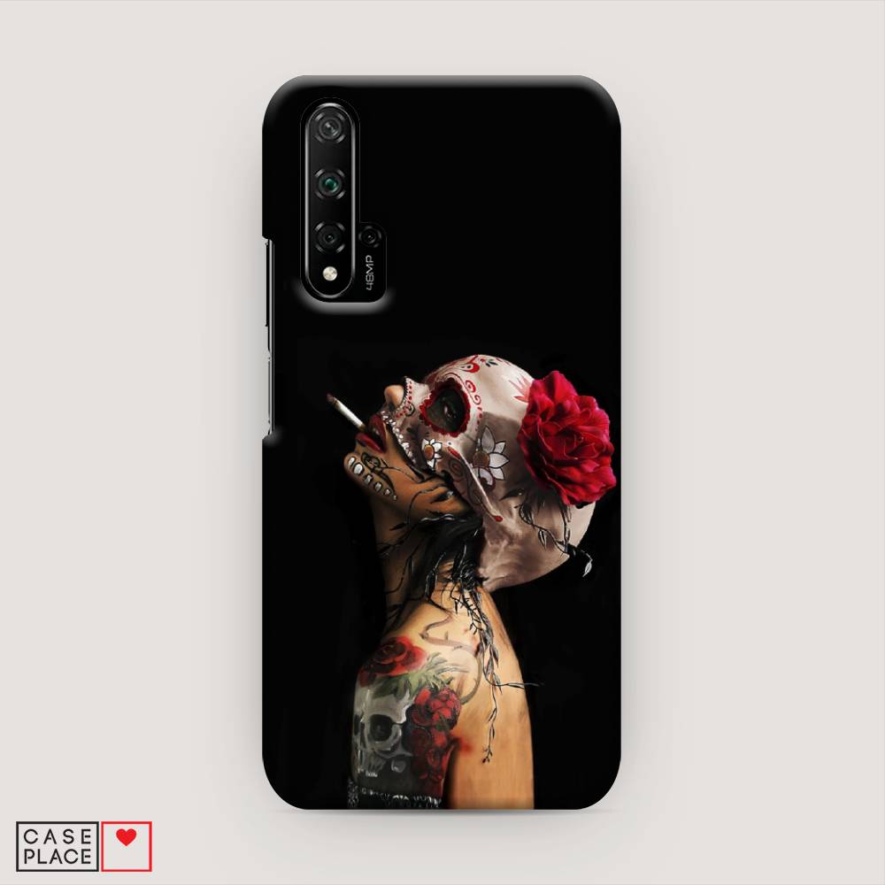 

Чехол Awog "Девушка с черепом" для Huawei Nova 5T, 610520-7