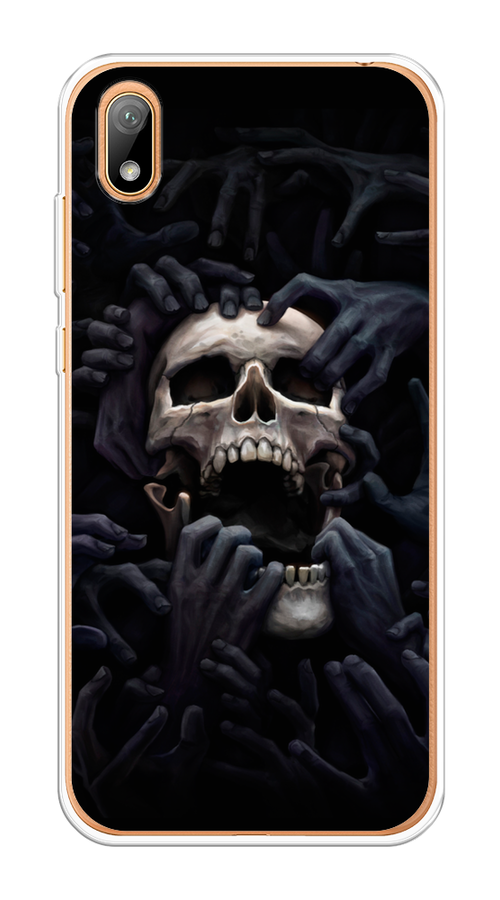 

Чехол Awog на Honor 8S "Череп 29", Черный;серый, 69150-9