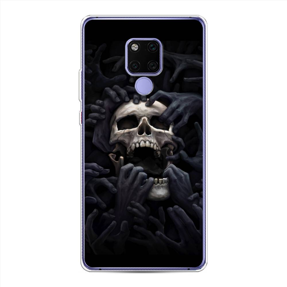 

Чехол Awog на Huawei Mate 20X "Череп 29", Черный;серый, 66950-9