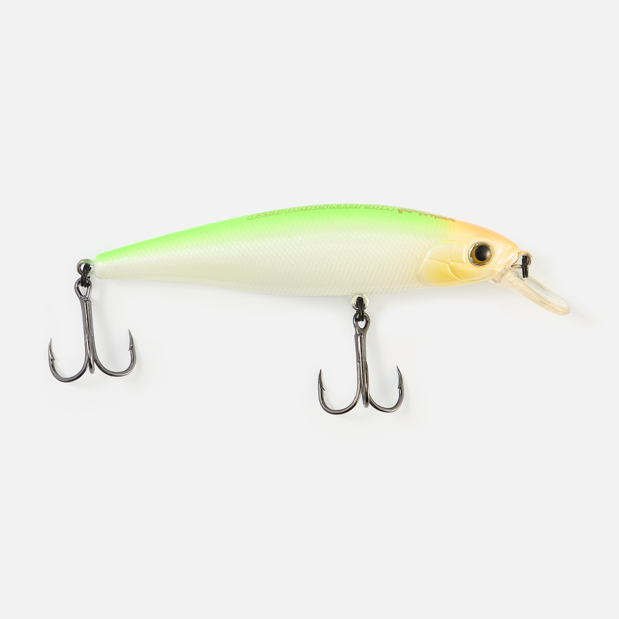 

Воблер Bearking Squad Minnow M95&M66-002, Белый;зеленый, M66