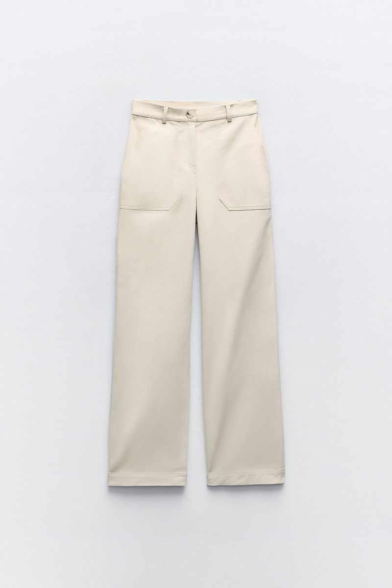 

Брюки женские ZARA 00779058 белые L, Белый, 00779058