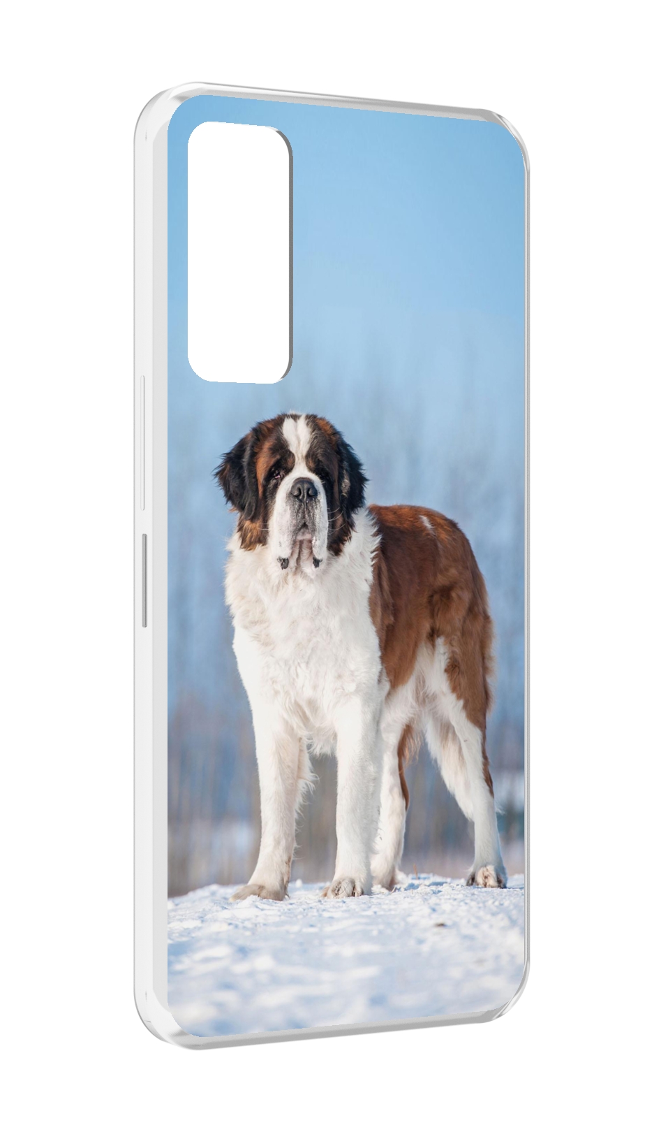 

Чехол MyPads сенбернар для TCL 30 / TCL 30 5G / TCL 30+ plus, Прозрачный, Tocco