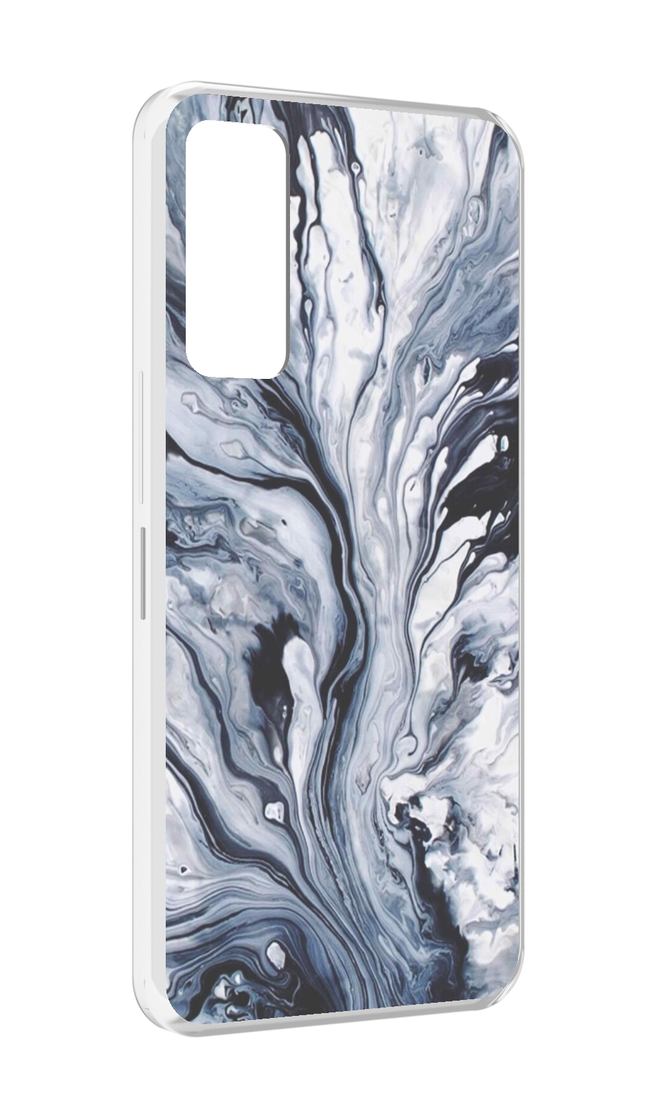 

Чехол MyPads серая краска для TCL 30 / TCL 30 5G / TCL 30+ plus, Прозрачный, Tocco