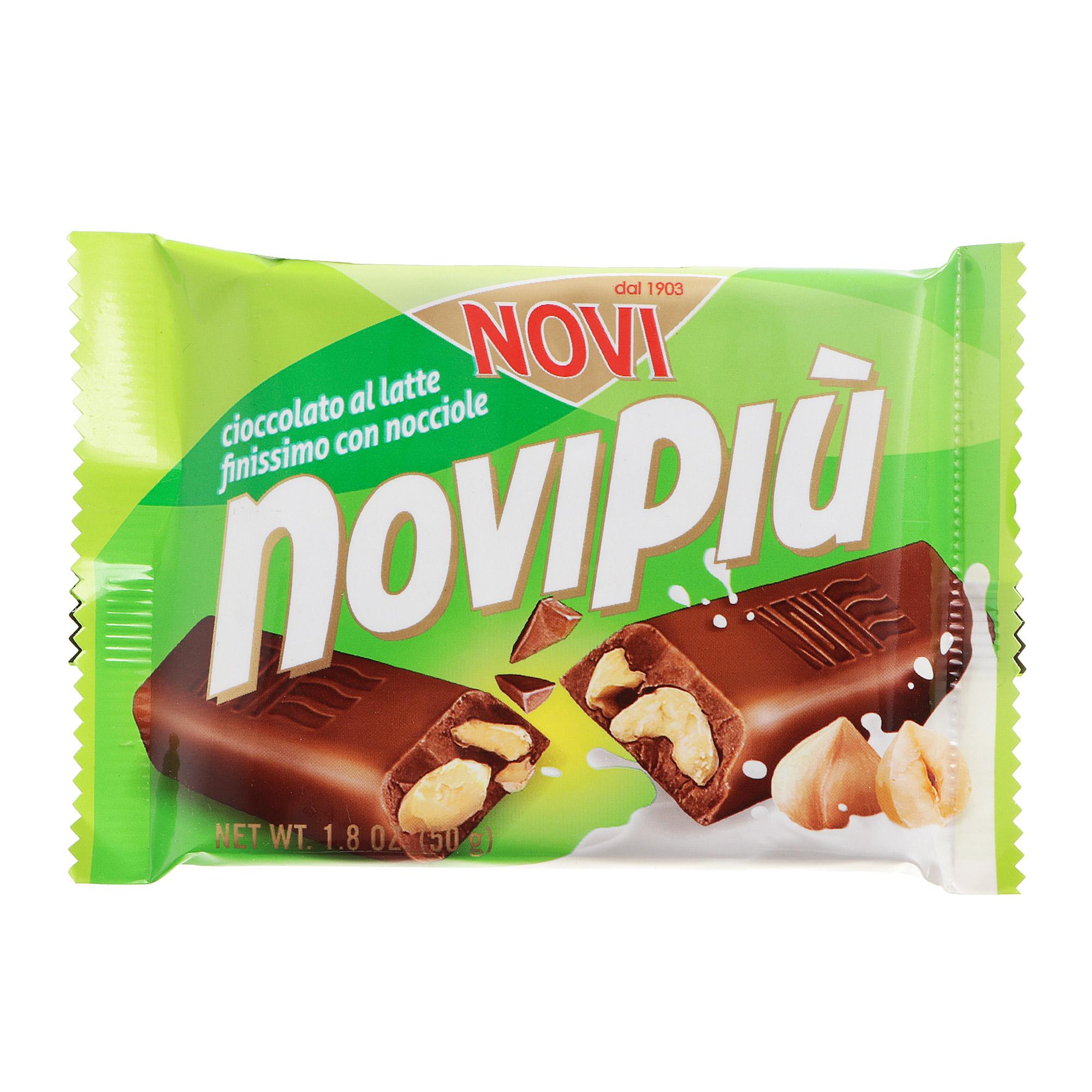 

Плитка Novi молочная с лесным орехом 50 г