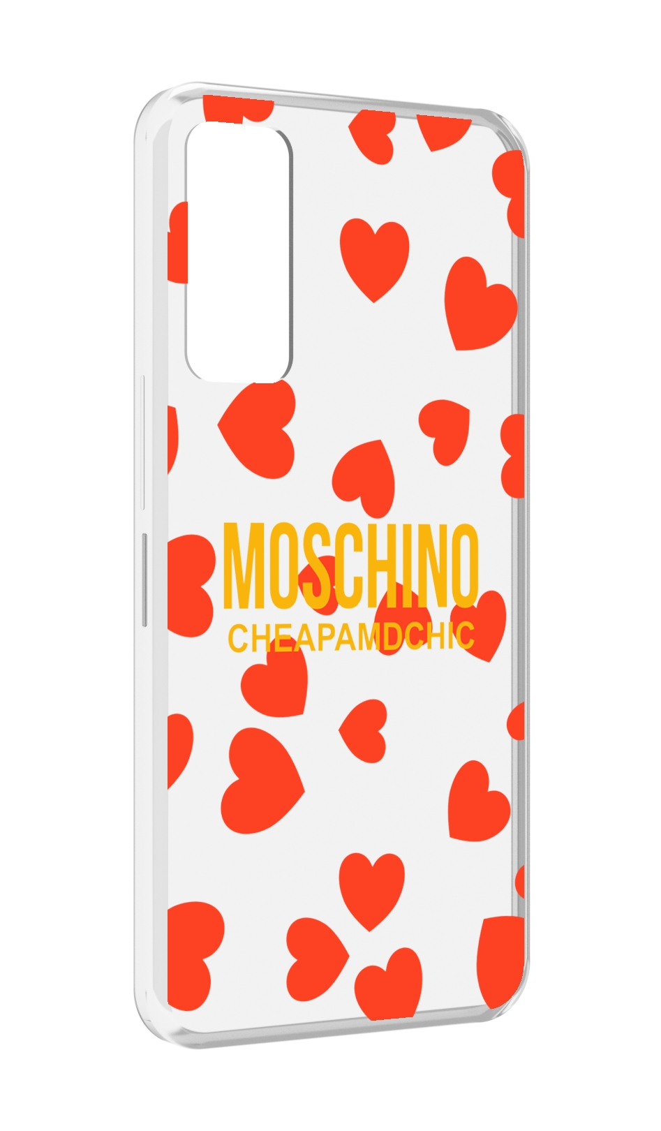 

Чехол MyPads сердца-москино для TCL 30 / TCL 30 5G / TCL 30+ plus, Прозрачный, Tocco