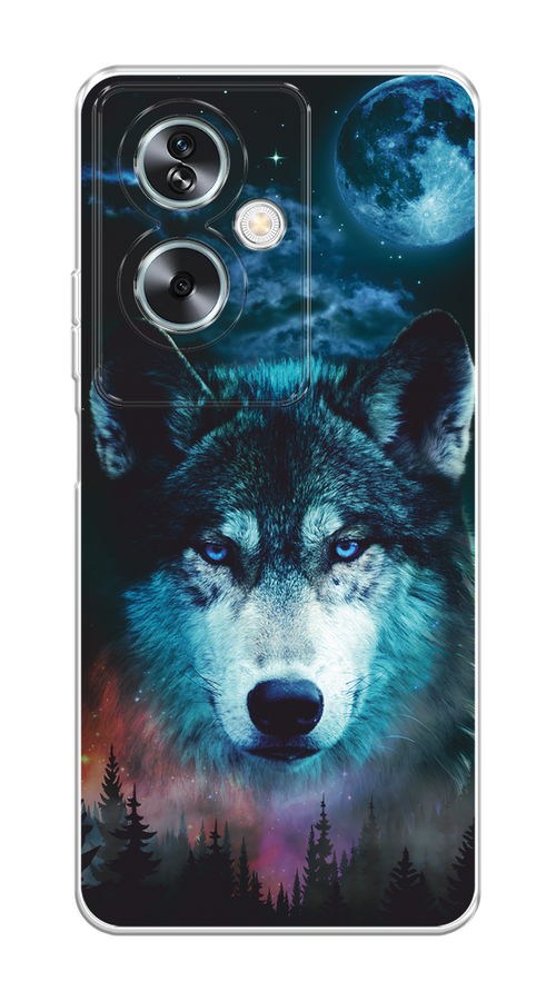 

Чехол на Oppo A79 5G "Лунный волк", Бирюзовый;розовый;синий, 2515650-1