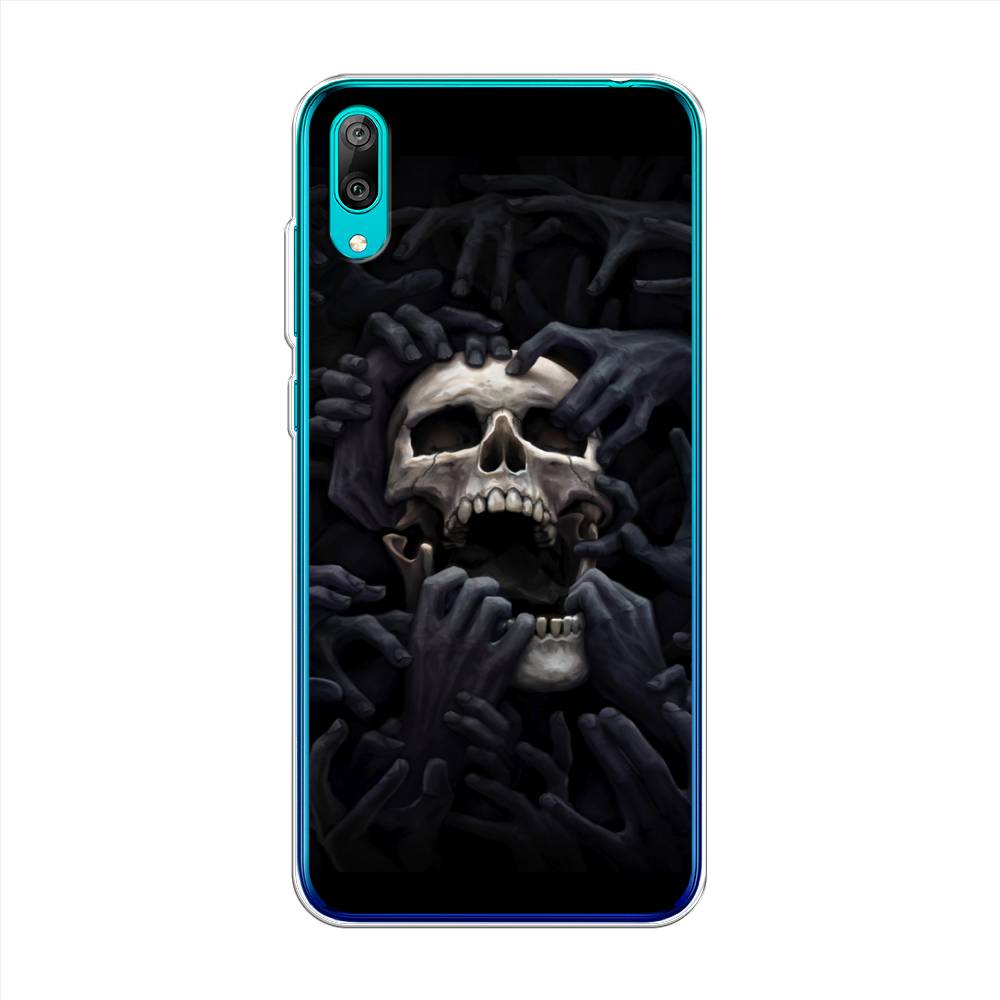 фото Чехол awog "череп 29" для huawei y7 prime 2019