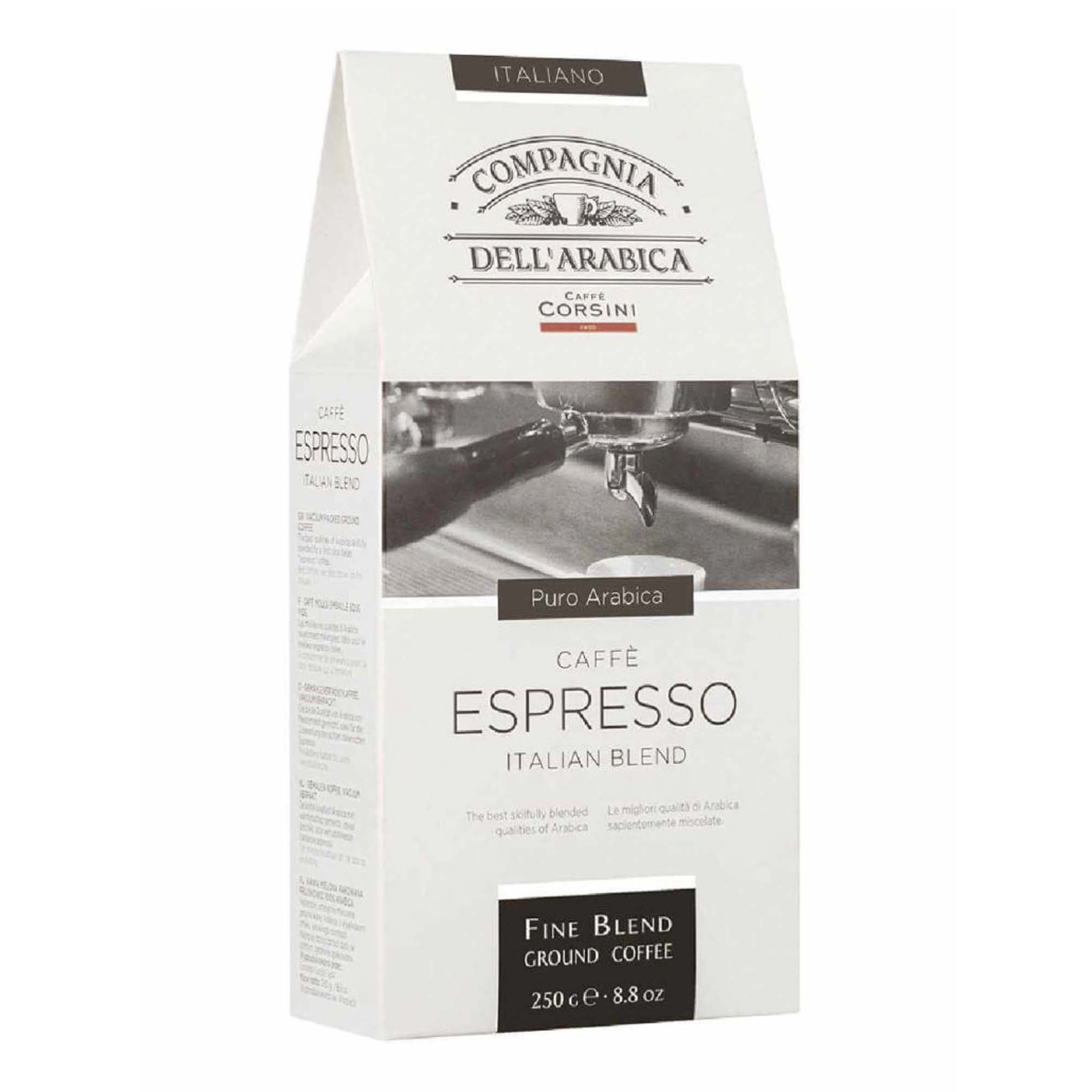 

Кофе молотый Compagnia Dell Arabica Purissimi Espresso Arabica молотый кофе 250 г