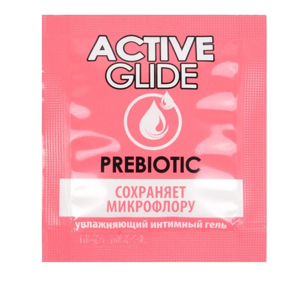 Купить Увлажняющий интимный гель ACTIVE GLIDE PREBIOTIC, 3 г арт. LB-29004t, Увлажняющий интимный гель Биоритм ACTIVE GLIDE PREBIOTIC 3 г