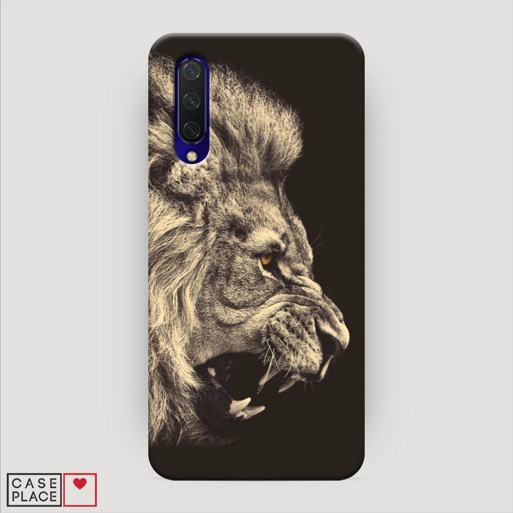 

Пластиковый чехол "Львиный рык 2" на Xiaomi Mi CC9, 36120-1