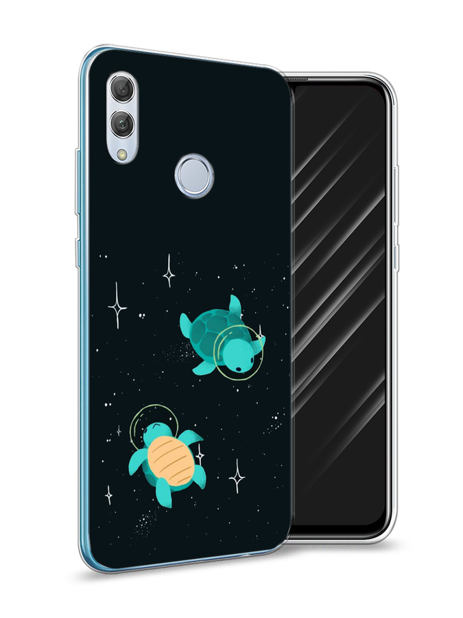 фото Чехол awog "черепашки космонавты" для huawei p smart 2019
