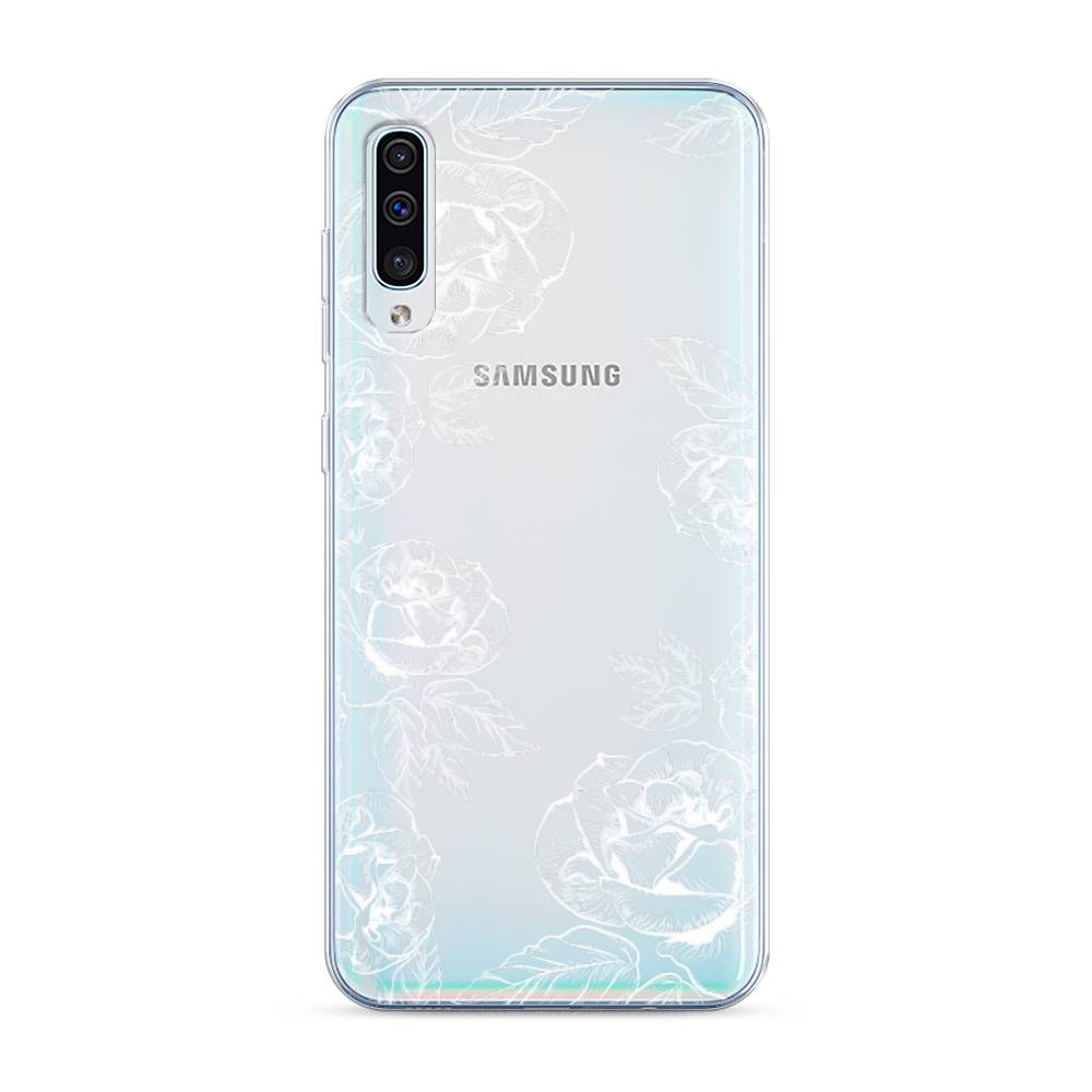 

Чехол на Samsung Galaxy A30s/A50 "Розы графика", Черный;серый, 28850-2