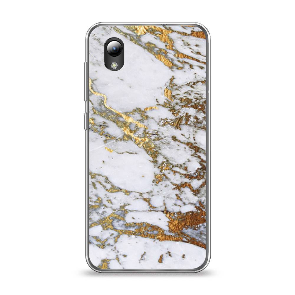 фото Силиконовый чехол "белый мрамор" на zte blade a3 (2019) awog