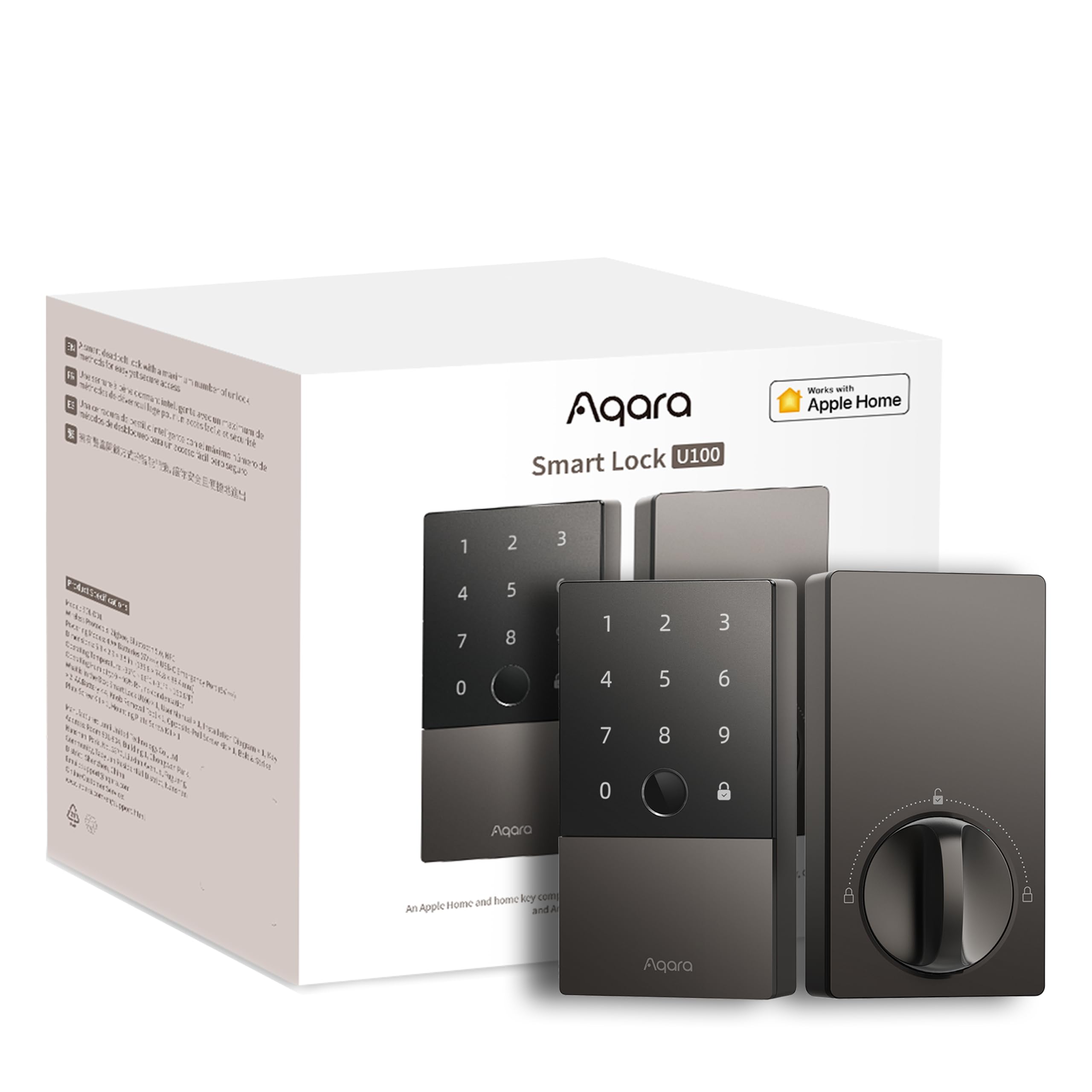 

Умный замок Aqara Smart Lock U100 Gray, u100