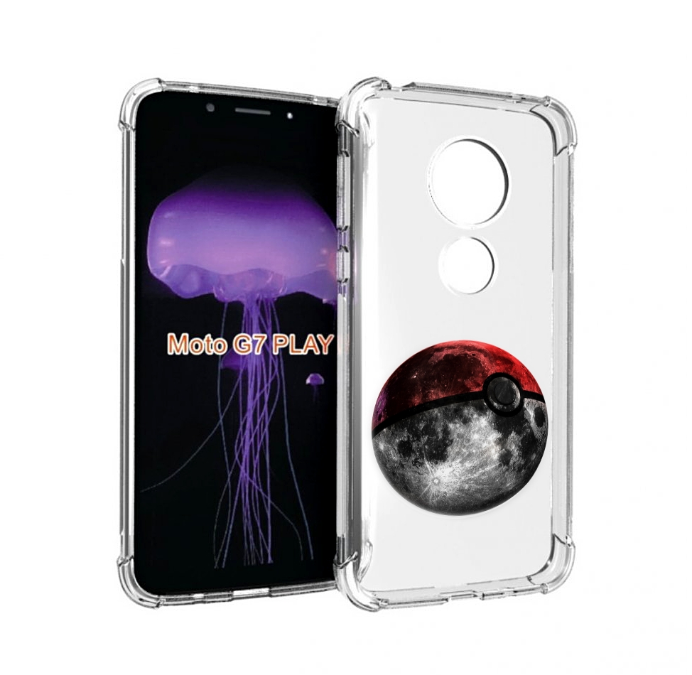 

Чехол MyPads планета покебол для Motorola Moto G7 Play, Прозрачный, Tocco