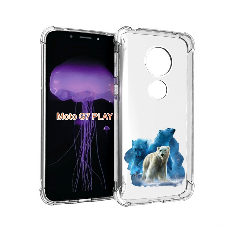 

Чехол MyPads полярный медведь для Motorola Moto G7 Play, Прозрачный, Tocco