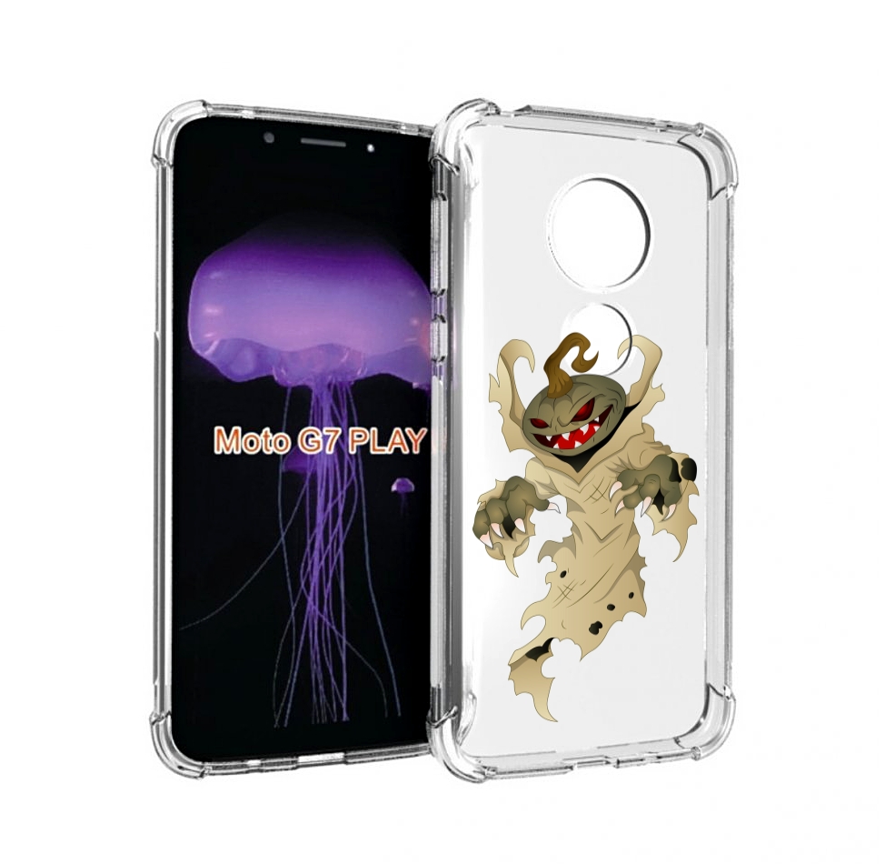 

Чехол MyPads призрак хэллоуина для Motorola Moto G7 Play, Прозрачный, Tocco