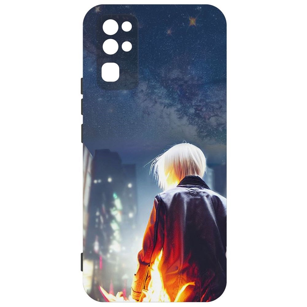

Чехол-накладка Софт Перспектива для Honor 30, Черный